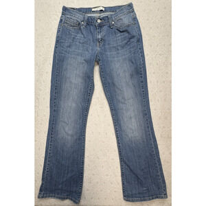 Levi's 529 Curvy Bootcut Jeans Women's Sz 10 Blue Denim Cotton Stretch Zip Fly